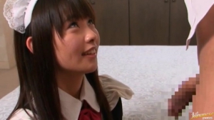 Of Hikaru Ayuhara is dilate the cat, this Asian tudiante always smiling