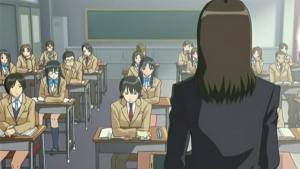 Extrait hentai avec une jeune prof à lunettes avaleuse de foutre 