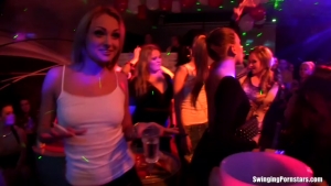 These girls came clubbing to the feast with strippers