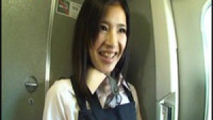 Rei Tejima Beautiful Sales Clerk On the Train JAV 