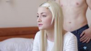 Innocent Blonde Teen s First Time In Porn Action
