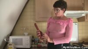 Horny girlfriends mom seduces son inlaw
