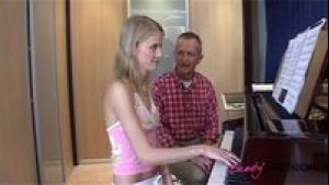 Kate fucks with her piano teacher